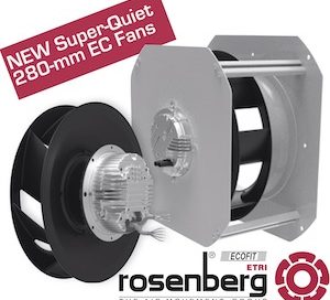 Rosenberg Introduces Super-Quiet Backward-Curved Fan