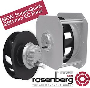 Rosenberg Introduces Super-Quiet Backward-Curved Fan